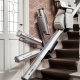 rail relevable   escalier droit